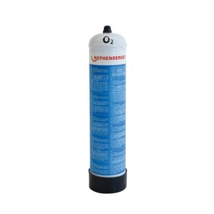 ROTHENBERGER 35750 - Bouteille d’oxygène jetable 0,95 lt 110 bar