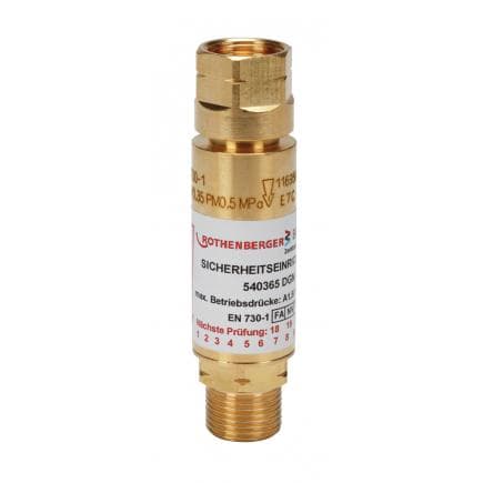 ROTHENBERGER 540365 - Sécurité anti-flamme de combustion pour les réducteurs de pression