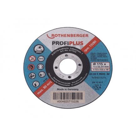 ROTHENBERGER - Disque de séparation Inox Profi Plus