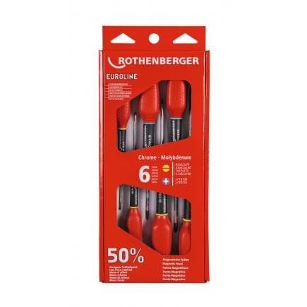 ROTHENBERGER 73570 - Jeu de tournevis Euroline PH et Slot
