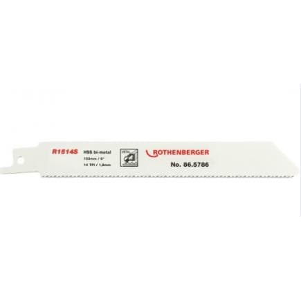 ROTHENBERGER 865786 - Lame de scie universelle 150x20x0,9, ZpZ 14