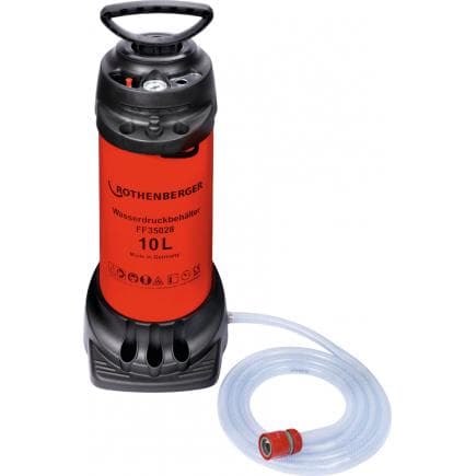 ROTHENBERGER FF35028 - Réservoir de pression d’eau 10 litres tuyau de 2,5 mètres avec embrayage