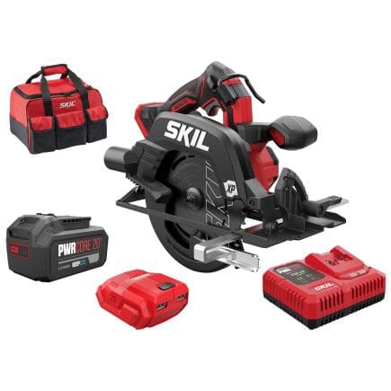 SKIL SW1E3571DA - Scie circulaire sans fil " SKIL XP brushless " (avec batterie 4Ah et chargeur)