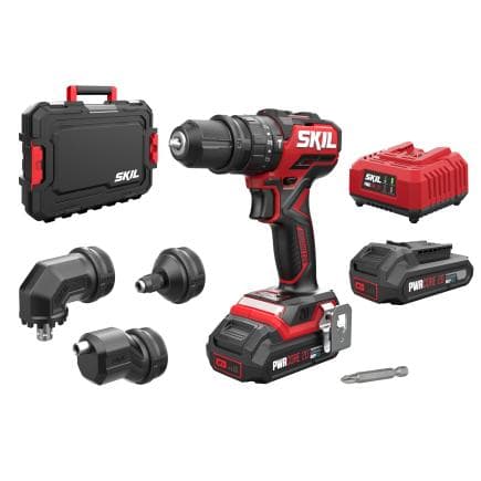 SKIL CD1E3076HC - Perceuse à percussion sans fil sans balais (avec 2 batteries 2Ah et chargeur)