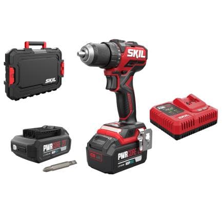 SKIL DD1E3065HA - Visseuse sans fil " Compact brushless " (avec 2 batteries 2-4 Ah et chargeur)