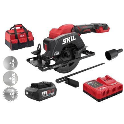 SKIL SW1E3540DA - Scie sans fil polyvalente " Compact brushless " (avec batterie 2Ah et chargeur)