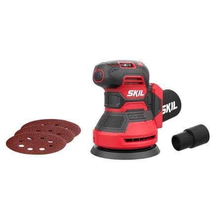 SKIL SR1E3745CA - Ponceuse orbitale expulsive sans fil (sans batterie ni chargeur)