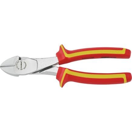 STAHLWILLE 67214160 - Pinces coupantes latérales VDE avec tête chromée