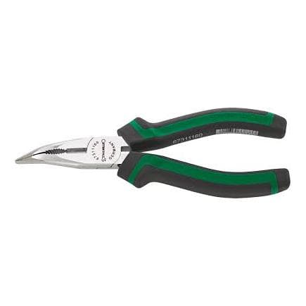 STAHLWILLE 67311160 - Pince téléphonique de forme courbée (forme B 45°) avec tête chromée