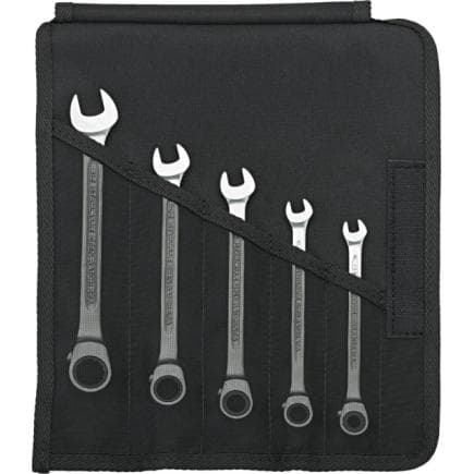 STAHLWILLE 96411709 - Jeu de clés mixtes à cliquet 1/4" - 9/16" (5 pcs.)