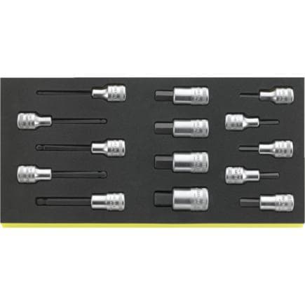 STAHLWILLE 96830877 - Jeu douilles tournevis (14 pcs.)