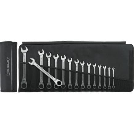 STAHLWILLE 96401715 - Set de clés mixtes à cliquet Open Ratch 17F/15 (15 pcs.)