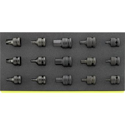 STAHLWILLE 96838792 - Jeu de douilles à chocs 1/2 " en TCS (15 pcs.)