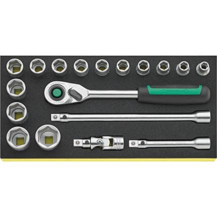 STAHLWILLE 96830352 - jeu de cliquets, accessoires et douilles 1/2''