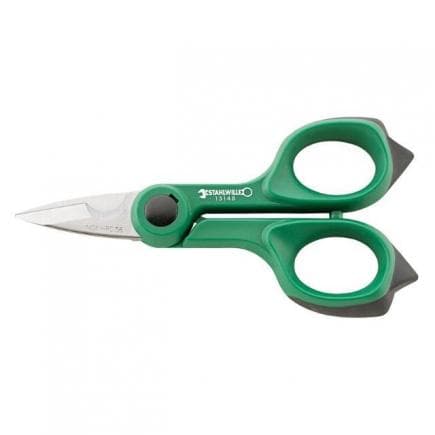 STAHLWILLE 75271115 - Ciseaux micro-dentés pour électriciens avec fente coupe-câbles