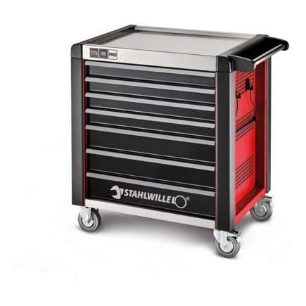 STAHLWILLE 81200171 - Servante d’atelier à 7 tiroirs, rouge