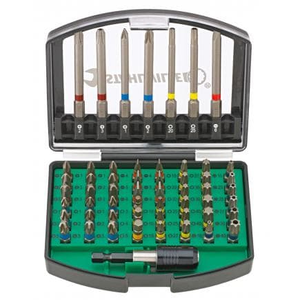STAHLWILLE 96080156 - Bit-Box avec entraînement hexagonal extérieur 1/4" (56 pcs.)