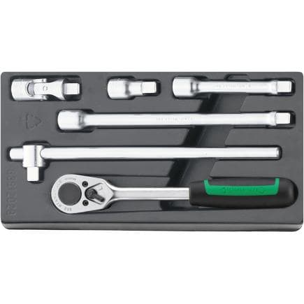 STAHLWILLE 96838113 - Jeu de cliquets 1/2" et accessoires (6 pcs.)
