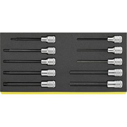 STAHLWILLE 96838760 - Jeu de douilles 1/2" pour tournevis dans insert TCS (10 pcs.)