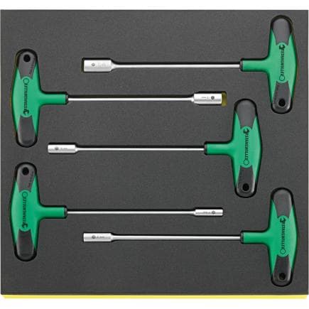 STAHLWILLE 96838761 - Jeu de clés à douilles avec poignée d'insertion TCS (5 pcs.)