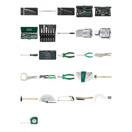 STAHLWILLE 97841418 - Assortiment pour engins de terrassement (129 pcs.)