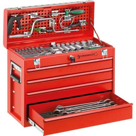 STAHLWILLE 98814803 - Assortiment Line Maintenance dans une boîte portative n° 13216/4 (122 pcs.)