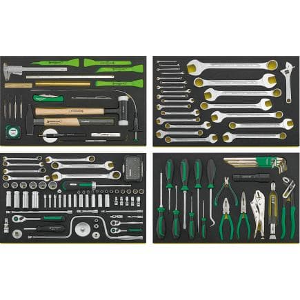 STAHLWILLE 97830803 - Assortiment "Line Maintenance" avec empreintes TCS (121 pcs.)