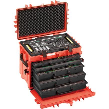 STAHLWILLE 98814905 - Assortiment Line Maintenance dans chariot à outils n° 13217 (122 pcs.)