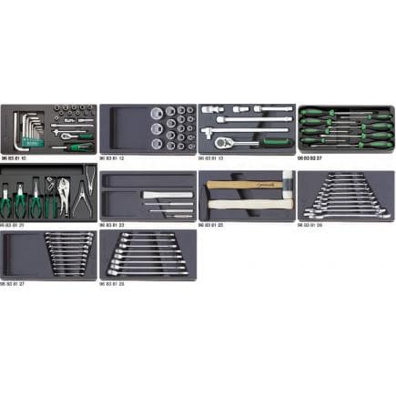 STAHLWILLE 98830001 - Assortiment d'outils avec empreintes (99 pcs.)