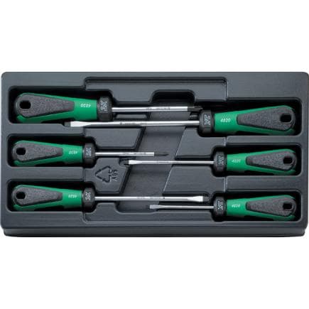 STAHLWILLE 83812066 - Assortiment de tournevis 3K DRALL (6 pcs.)