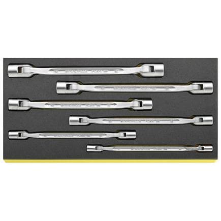 STAHLWILLE 96838764 - Clés à double articulation FLEXI à empreinte TCS (6 pcs.)