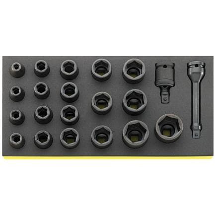 STAHLWILLE 96838791 - Jeu de clés à douilles IMPACT avec impression TCS (21 pcs.)