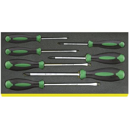 STAHLWILLE 96838784 - Assortiment de tournevis DRALL + à empreinte TCS (7 pcs.)