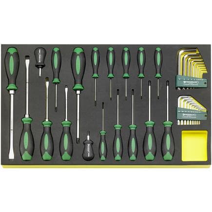 STAHLWILLE 96831196 - Assortiment de tournevis DRALL + à empreinte TCS (36 pcs.)
