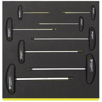 STAHLWILLE 96838786 - Jeu de tournevis coudés dans l'insert TCS (8 pcs.)