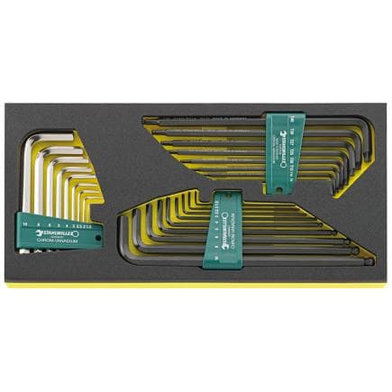 STAHLWILLE 96838788 - Jeu de clés Allen dans l'incrustation TCS (26 pcs.)