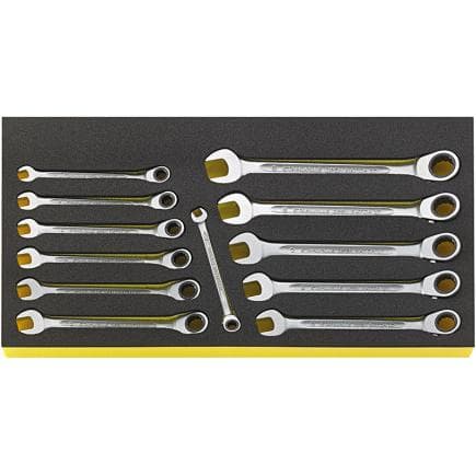 STAHLWILLE 96830128 - Clés polygonales à cliquet en insert TCS (12 pcs.)
