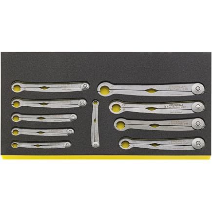 STAHLWILLE 96830130 - Clés polygonales à cliquet en insert TCS (10 pcs.)