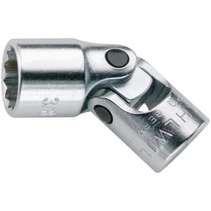 STAHLWILLE 01541024 - Douille articulée extra-courte 1/4" en pouces