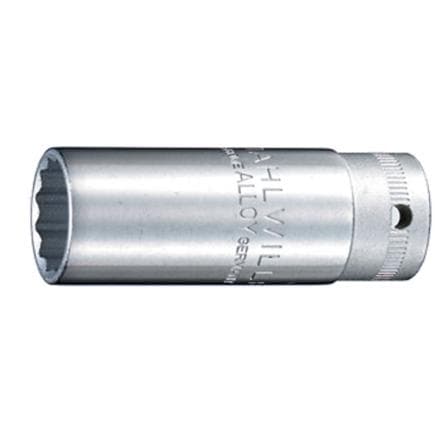 STAHLWILLE 02120036 - Clé à douille pour bougies d'allumage 3/8'' longue avec joint en caoutchouc