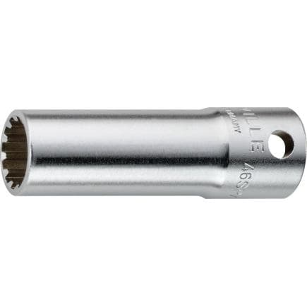 STAHLWILLE 02021014 - Clé à douille Spline Drive 3/8 '' longue, perforée en profondeur
