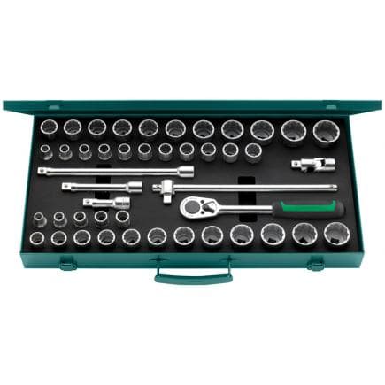 STAHLWILLE 96030140 - Assortiment de clés à douille 1/2'' carré, anneau (45 pcs.)