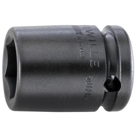 STAHLWILLE 23010010 - Clés à douille IMPACT avec carré d'entraînement 1/2'' pour visseuses, Chrome Alloy Steel, acier bruni