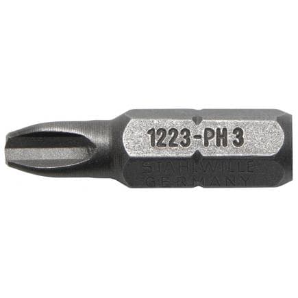 STAHLWILLE 08010001 - Lames de tournevis DIN 3128 pour vis cruciformes