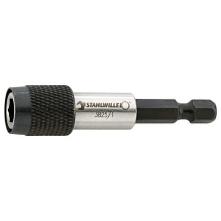 STAHLWILLE 38250002 - Poignée à changement rapide pour douilles de tournevis BITS, avec hexagone externe 1/4''