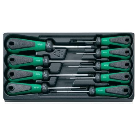 STAHLWILLE 96489910 - Jeu de tournevis TORX® 3K DRALL® (9 pièces)