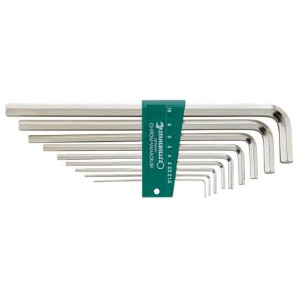 STAHLWILLE 96432101 - 10765/9 Assortimenti chiavi a barra esagonale piegate per viti con esagoN. interN.