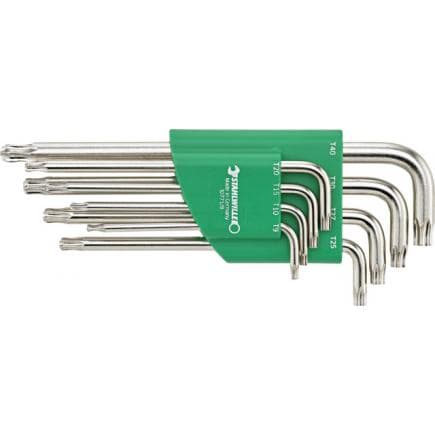 STAHLWILLE 96432700 - Jeu de clés Allen en chrome-vanadium, nickelées (T9–T40) (8 pcs)