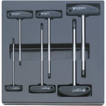STAHLWILLE 96838119 - Jeu de tournevis à manche en T (6 pièces)