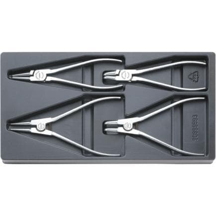 STAHLWILLE 96838122 - Jeu de pinces à circlips (4 pcs.)